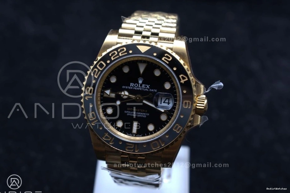 928 DD3285 GRNR YG Master Edition GMT Clean II Bracelet 126718 Versatile Best on Dial Black CHS 1:1 Jubilee 0502